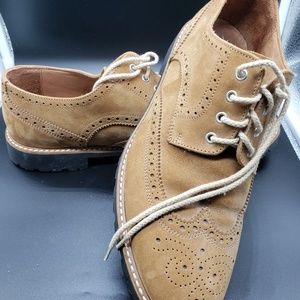 Suede dexter wing tips